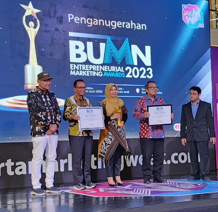 Sukses Bawa UMKM Naik Kelas, Pertamina Sabet Penghargaan di Ajang BUMN Entrepreneurial Marketing Award 2023